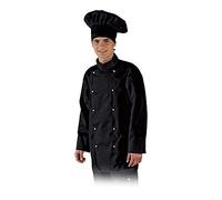 Leber&Hollman LH-Chefer_Bl Chemisier de protection pour cuisinier Noir Taille L
