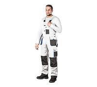 Leber & Hollman LH-FMN-B Salopette de travail pour homme 65% polyester 35% coton 270 g/m² et renforts en Cordura avec poches pour genouillères