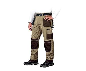 LEBER & HOLLMAN LH-FMN-T_BE346 Form Pantalon de protection Beige/marron Taille 46