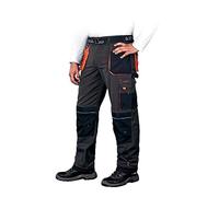 Leber&Hollman LH-FMN-T_SBP58 Pantalon de Protection Formen, Acier-Noir-Orange, Taille 58