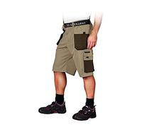 Leber&Hollman LH-FMN-TS_BE3S Pantalon de protection court Beige/marron Taille S