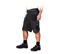 Leber & Hollman LH-FMN-TS Short de travail pour homme 65% polyester 35% coton 270 g/m² avec poches multifonctions + passant et crochet pour clé