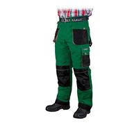 LEBER & HOLLMAN LH-FMNW-T_ZBSM Pantalon de protection rembourré Vert/noir/gris Taille M