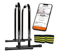 Lebert Égaliseur de fitness avec bande de résistance - Équipement calisthénique ✓ Station de dip ✓ Barre Push Up ✓ Barre de traction ✓ Équipement de poids corporel ✓ pour une utilisation intensive.