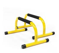 Lebert Fitness Parallettes Push Up Dip, Support de Maintien, Jaune
