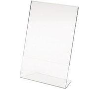 Lebez 7044 Porte-menu Support de plateau de table Acrylique transparent