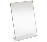 Lebez 7098 Porte-menu Support de plateau de table Acrylique transparent