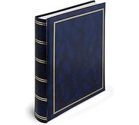 Lebez Album Photo en Carton, Vinyle, Bleu, 25 x 30 cm