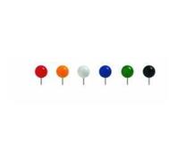 Lebez - Épingle - Épingle 10 Mm, Diamètre De Tête 6 Mm - Couleurs Assorties - Pack De 100
