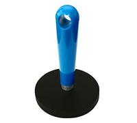 LeBigMag Aimant en néodyme - Diamètre : 6,6 cm - Revêtement en caoutchouc avec poignée - Force d'adhérence de 20 kg - Acier de 10 mm - Poignée amovible avec filetage M5.