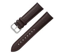 LEBINA 12mm 14mm 16mm 18mm 19mm 20mm 21mm 22mm 24mm Bracelet de Montre Universel Bracelet Souple Bracelet de Montre Intelligent, Café, 19mm