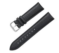 LEBINA 12mm 14mm 16mm 18mm 19mm 20mm 21mm 22mm 24mm Bracelet de Montre Universel Bracelet Souple Bracelet de Montre Intelligent, Noir, 19mm