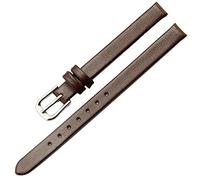 LEBINA Bracelet de Montre en cuir Souple Bracelet de Montre pour Femme 6mm 8mm 10mm 12mm Bracelet pour Femme Petit Bracelet de Montre en cuir, Brun, 10mm