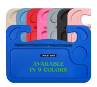 lebogner Plateau au Volant Plateaux de Nourriture de Voiture pour Manger avec Fente pour Tablette iPad Crochet Double Face Polyvalent sur Volant