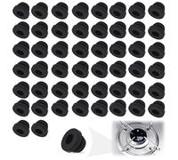 LEBOKJ Lot de 50 Embouts en Caoutchouc pour Réchauds - Protection Antirouille Compatible avec Camping-Car Dometic, Smev et Thetford, Barres de 5 mm