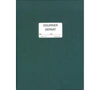 Lebon et Vernay SP520 Registre pour enregistrement du courrier départ 150 pages en 25x32cm Vert