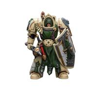 LEBOO JOYTOY Warhammer 40k Dark Angels Deathwing Knight avec masse d'absolution Échelle 3,8 cm Figurine d'action Joy Toy Mecha