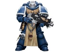 LEBOO JoyToy Warhammer 40k Ultramarines Sternguard Veteran with Bolt Rifle Échelle 1/18 Figurine de collection 12 cm
