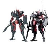LEBOO Sheik Mainland 1/18 Kit de modélisme, 9,53 cm 2 pièces 3MIN-A Series Red Assaulter Wolf Squad Assemblée Mecha à partir de 15 ans