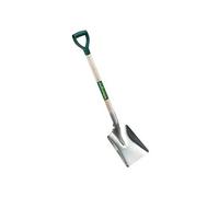 Leborgne Pelle auto Dural 009241 – Manche bois 95 cm, Poignée plastique ergonomique, Largeur 23 cm