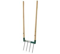 Leborgne 320305 Biogrif 4 dents assemblée avec manche en Bois
