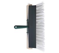 LEBORGNE - Balai Grattoir sans Manche 2 en 1 - Lame en Acier Trempé - Poils PVC 90 mm - Balayage Puissant pour Sols Rugueux - Idéal pour Routes et Trottoirs - Couleur Noir - Taille 90 mm