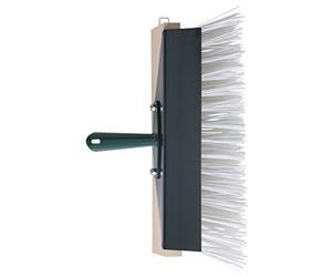 LEBORGNE - Balai Grattoir sans Manche 2 en 1 - Lame en Acier Trempé - Poils PVC 90 mm - Balayage Puissant pour Sols Rugueux - Idéal pour Routes et Trottoirs - Couleur Noir - Taille 90 mm