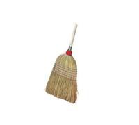 Leborgne – Balai paille de riz 25 cm – 6 fils, manche en bois