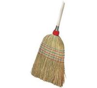Leborgne – Balai paille de riz 25 cm – 6 fils, manche en bois
