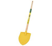 Leborgne, Bêche de Jardinage pour Enfant, Longueur du Manche 70 cm, Tête en Plastique Durable, Manche en Bois PEFC, Couleur Aléatoire (Jaune ou Vert), Idéale pour Initier Les Petits au Jardinage