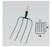 LEBORGNE - Fourche à charger-douille-4 dents G