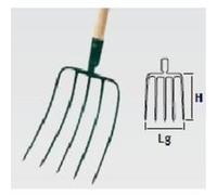 Leborgne - Fourche À Fumier Douille 5 Dents 30Cm Sans Manche G