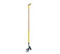 Leborgne Grattoir oscillant EM – Outil 2 en 1 tirant-poussant, Poignée Naturovert, manche 150 cm