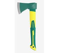 Leborgne Hachette Novamax 0,8 kg Manche Galbé Acier Forgé Tranchant Poli | Coupe précise et durable - Manche ergonomique jaune - Douille rase avec coin - Élagage et petit bois - France
