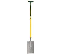Leborgne, Louchet Nord Manche ergonomique tri-matière Novagrip En T, Tête Acier Trempé, Manche de 90 cm, Assemblé en France, Repose-Pieds, Longueur 124 cm, Hauteur tête 28 cm, Largeur 16 cm, Jaune