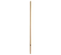 LEBORGNE - Manche De Rechange Cintré En Bois Certifié PEFC 100% - Pour Fourche/Pelle Alsace - 130 cm - Bois De Frêne Poncé Et Verni - Idéal Jardinage Et Bricolage