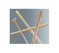 Leborgne - Manche De Rechange Galbé Hachette En Bois 35 Cm