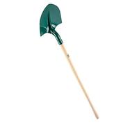 Leborgne, Pelle Ronde tôle 27 cm manche bois TP certifié PEFC 100% 110 cm, Tête en acier trempé en totalité pour une meilleure résistance à l’usure, Pour manipuler la terre, le gravier, le sable