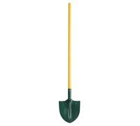 Leborgne, Pelle Ronde Tole 27 cm Manche Compositube 117 cm, Tête en Acier trempé en totalité pour Une Meilleure résistance à l’Usure, pour Manipuler la Terre, Le Gravier, Le Sable