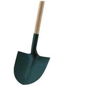 LEBORGNE - Pelle Ronde Tôle - Tête Acier Trempé Résistant à l'Usure - Pour Terrassement, Bâtiment, Jardin - Ø 25 cm - Sans Manche - Idéale Manipulation Terre, Gravier, Sable