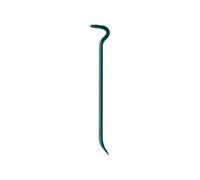 Leborgne Pince à Décoffrer Pro 80 cm Acier Forgé Trempé Arrache-Clou Vert | Décoffrage et extraction des clous - Levier puissant 80 cm - Section hexagonale anti-roulement - Fabriquée en France