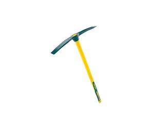 Leborgne Pioche Batipro Douille Ovale 2,3 kg Manche Compositube 135 cm | Terrassement et gros travaux - Acier au carbone trempé - Bords d'attaque droits - Manche long incassable - France