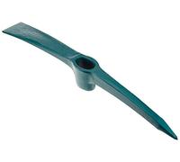 LEBORGNE - Pioche de Terrassier Douille Ovale 2 kg - Manche Bois Certifié PEFC 100% - Pour Terrassement et Gros Travaux de Jardin - Acier Forgé Trempé - Pointe Diamant