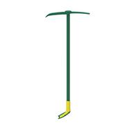 Leborgne Pioche d'Égoutier Manche Métal Poignée Batipro 106 cm Acier | Soulever les plaques d'égout et dégager l'enrobé - Outil long pour travailler droit - Prévention TMS - Voirie