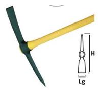 LEBORGNE - Pioche terrassier douille ovale 2kg sans manche G