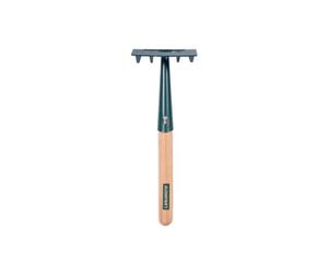Leborgne, Râteau/Binette à Main Duopro, Manche En Bois PEFC 100%, Tête En Acier, Idéal Pour Désherbage et Entretien Jardin, Outillage de Jardinage 2 En 1, Assemblé En France