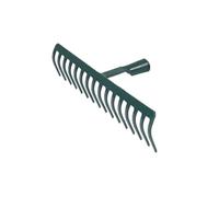 LEBORGNE - Râteau Forgé 16 Dents Courbées Manche Bois - Certifié PEFC 100% Idéal Pour Terrassement Et Jardinage - Résistant Ergonomique Pour Professionnels Et Particuliers - 150 cm