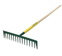 Leborgne Râteau Forgé Batipro 16 dents droites – Manche en bois PEFC 100%