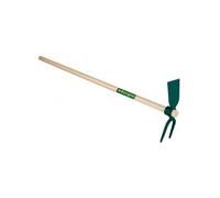 Leborgne Serfouette forgée 25 cm panne et fourche – Manche bois certifié PEFC 100%