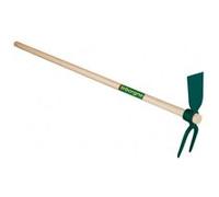 Leborgne Serfouette forgée 25 cm panne et fourche – Manche bois certifié PEFC 100%